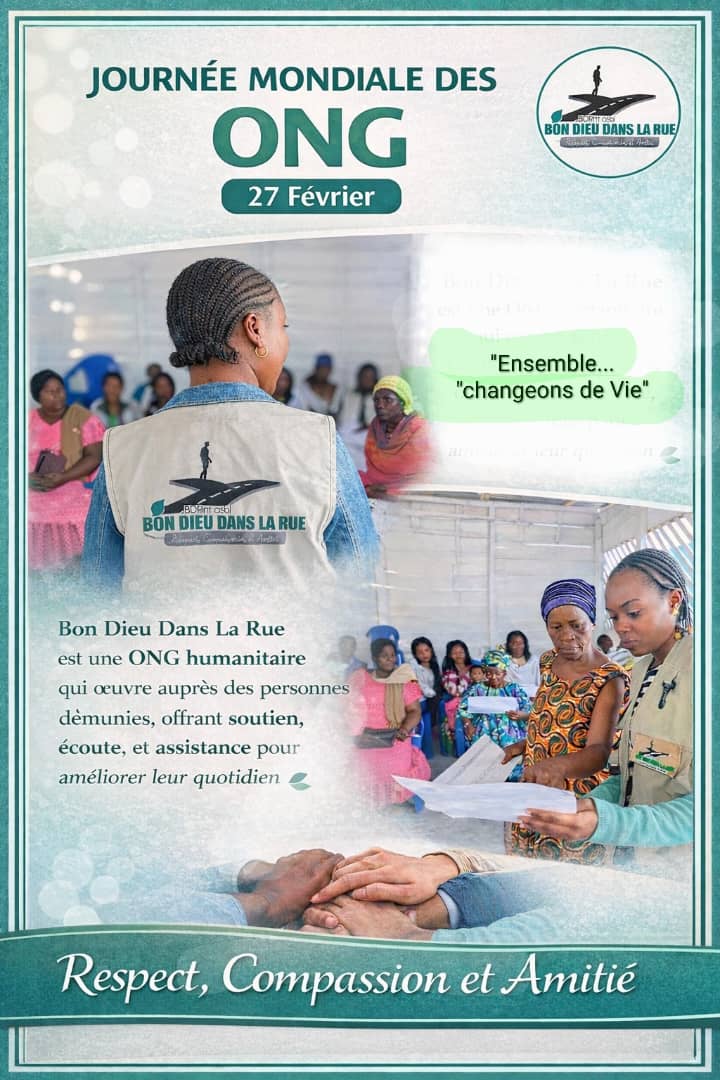 Bon Dieu dans la Rue (BDRINT) : soutenir et transformer les communautés grâce aux ONG